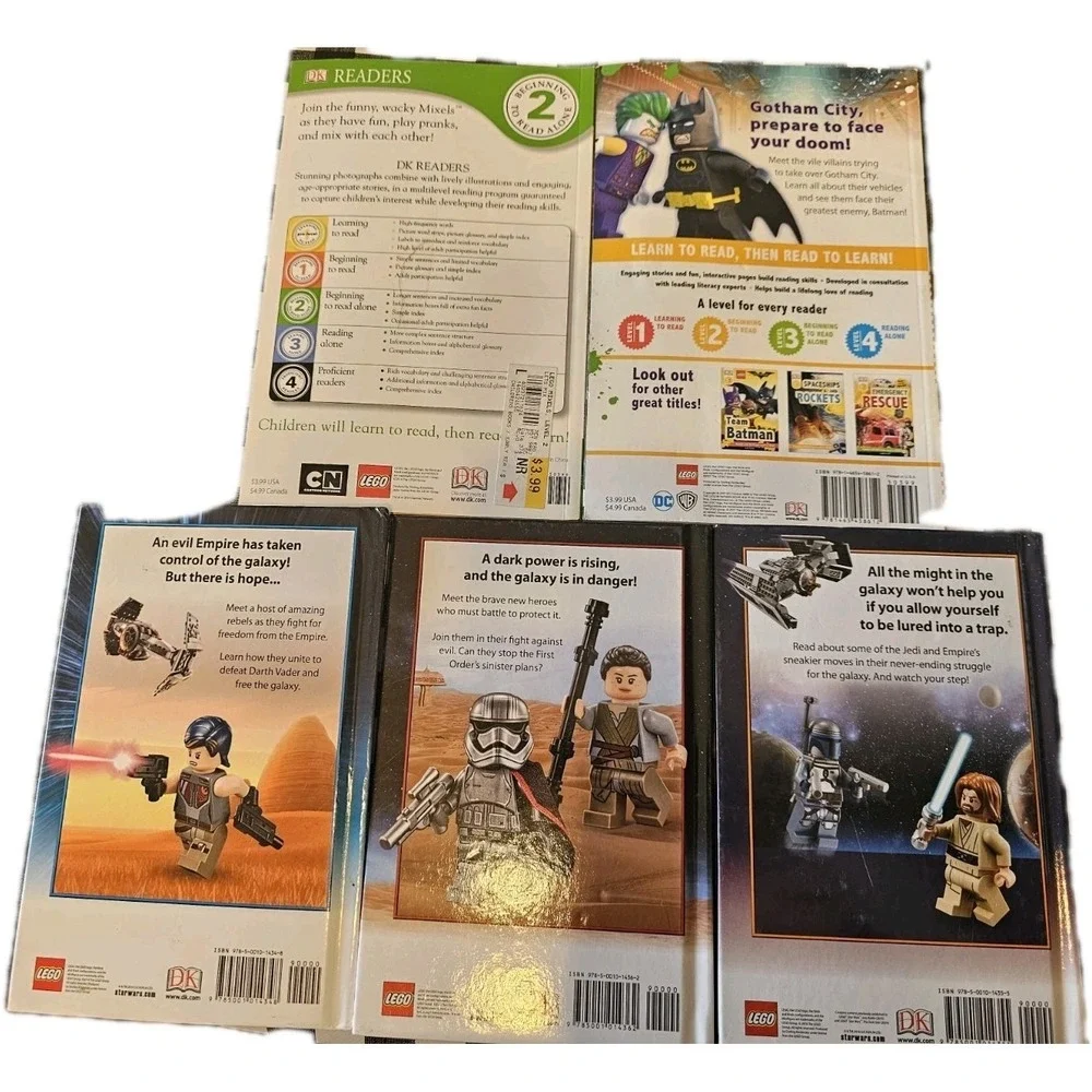 Set Of Three Hardcover LEGO Star Wars Books Very Good Condition +2 Extra Books - Picture 2 of 2
